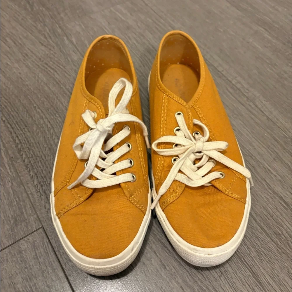 Old Navy Mustard Yellow Sneakers - Picture 8 of 10